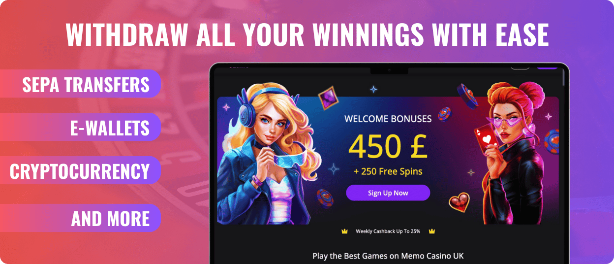 memo casino payment methods